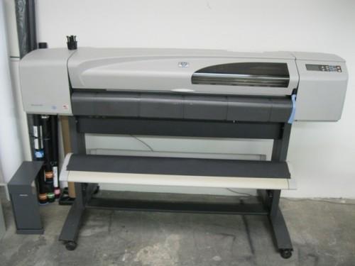 Lot #45: HP 500 PS 42″ Wide Inkjet Printer -